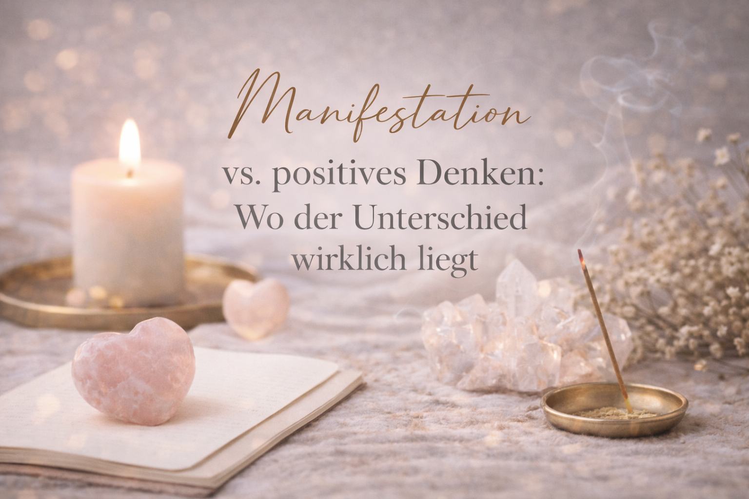 Manifestation vs. positives Denken: Wo der Unterschied wirklich liegt
