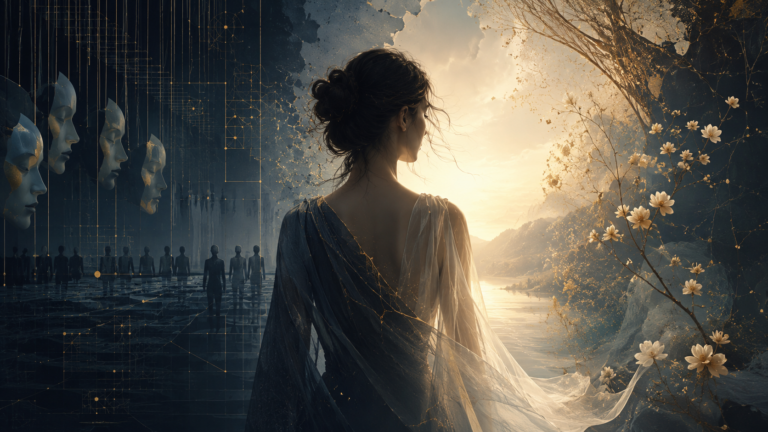 Grenze zwischen Licht und Schatten