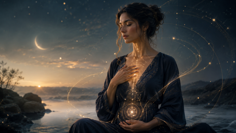 Mystische Meditation am Horizont